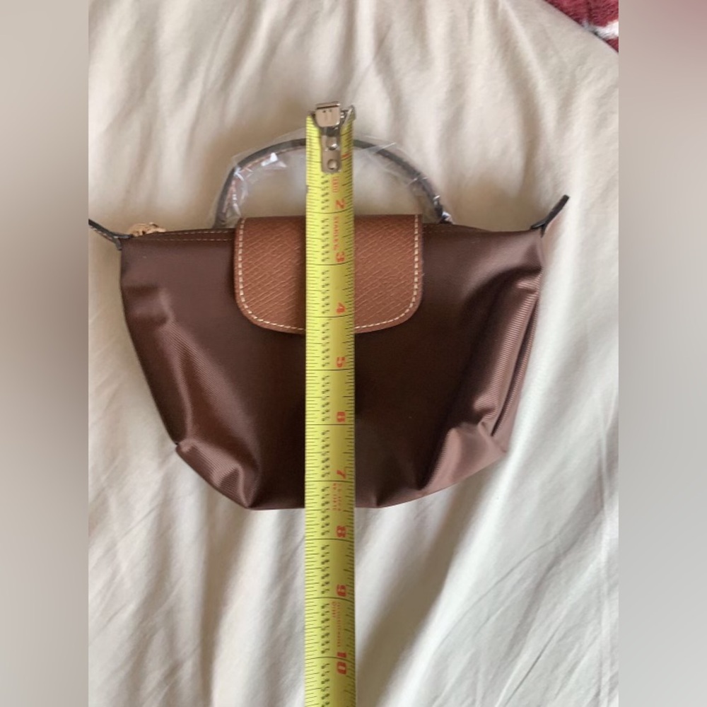 Longchamp‎ Le Pliage mini make-up bag coffee brown color - Picture 4 of 10